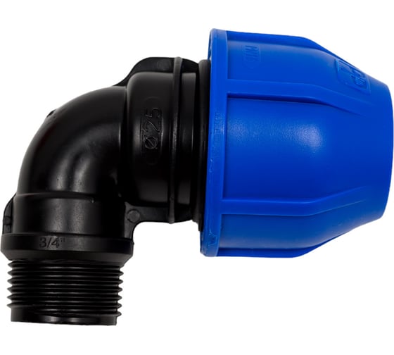 Изображение товара ПНД Отвод Rvc наружная резьба 25x3/4 UNIO/ 12575