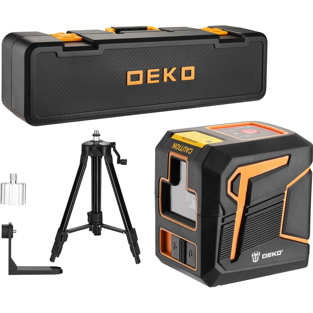 Изображение товара Лазерный самовыравнивающийся уровень DEKO DKLL11 PREMIUM в кейсе со штативом 1 м 065-0271-2 Изображение товара Лазерный самовыравнивающийся уровень DEKO DKLL11 PREMIUM в кейсе со штативом 1 м 065-0271-2