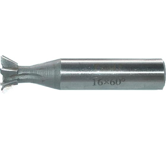 Изображение товара Фреза для пазов ласточкин хвост (16x60x6.3x12 мм, 60°, Р6АМ5, ц/х, прямой конус) CNIC 27324