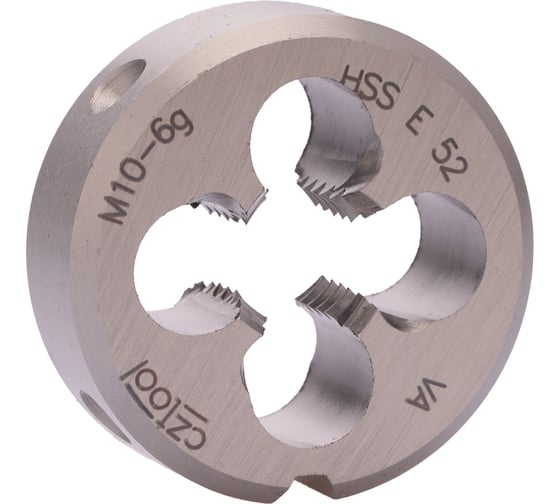 Изображение товара Плашка Bucovice Tools М 10 шаг 1.5мм HSSE-VA 30x11мм 300100