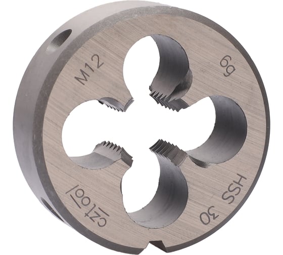 Изображение товара Плашка Bucovice Tools М 12 шаг 1.75мм HSS 38x14мм 270120