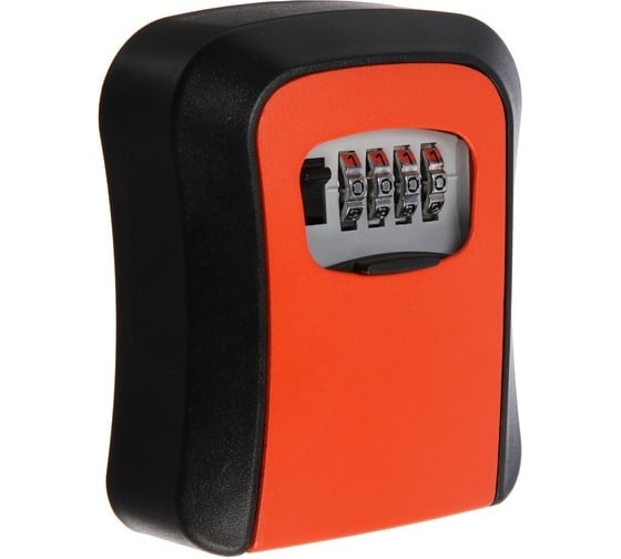 Изображение товара Сейф-ключница ТУНДРА кодовый, металл, пластик, цвет оранжевый 7368128