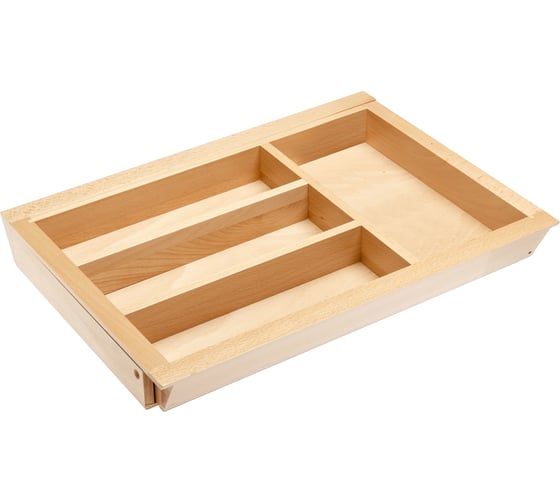 Изображение товара Деревянный лоток GTV с возможностью регулировки 400-600, в ящики Axis/MB L-450, бук W-CUSTOMI-60L450