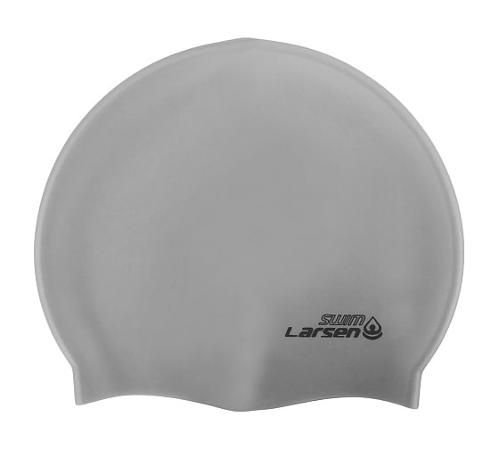 Изображение товара Плавательная шапочка Larsen sc12 sc601 серая 4690222011241
