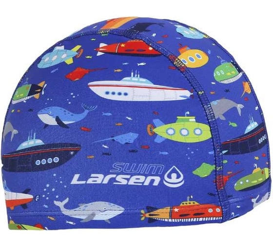Изображение товара Детская плавательная шапочка Larsen lc101 лайкра 4690222166316