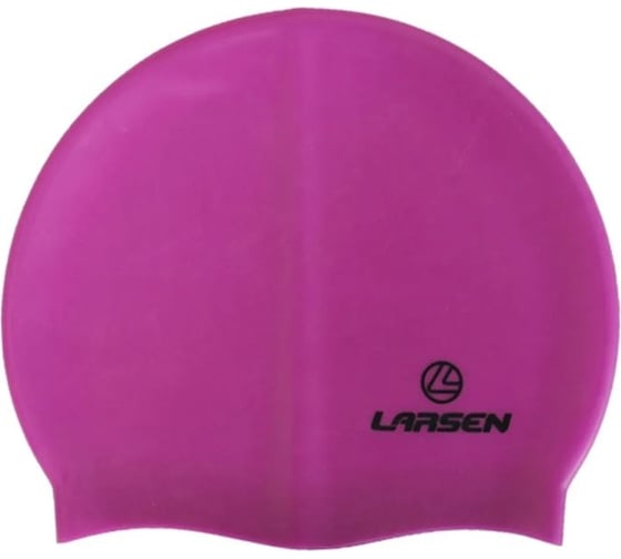 Изображение товара Плавательная шапочка Larsen ls78, силикон, розовый неон 4690222134933