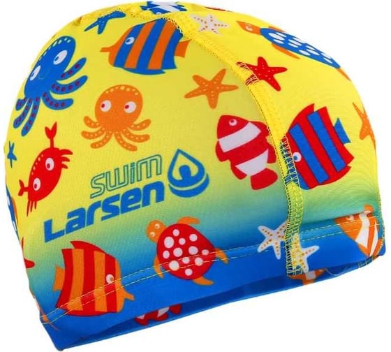 Изображение товара Детская плавательная шапочка Larsen lc100 лайкра 4690222156966