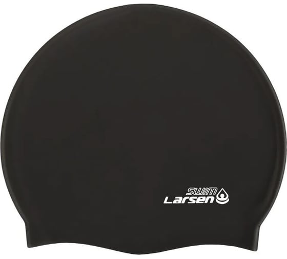 Изображение товара Плавательная шапочка Larsen sc14 sc208 черная 4690222120110