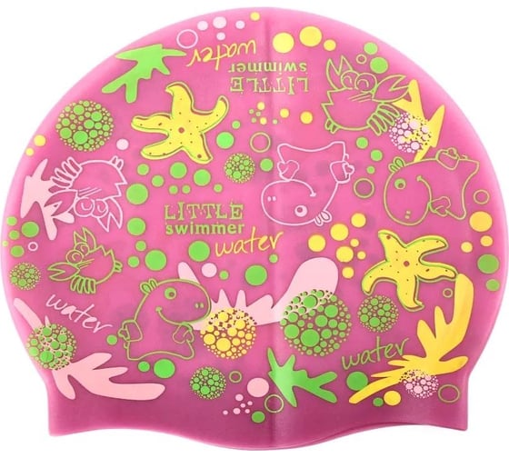 Изображение товара Плавательная шапочка Larsen lsc11, силикон 4690222099645