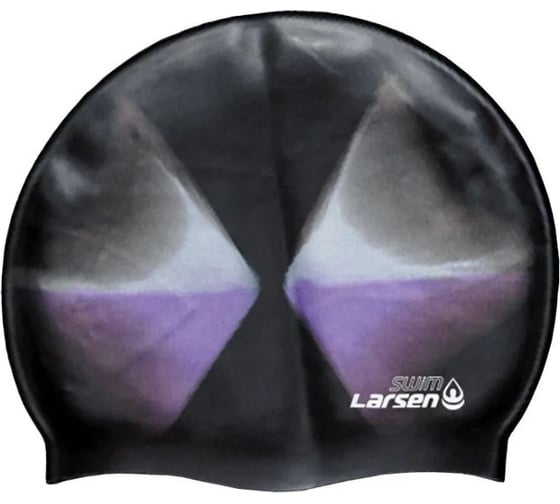 Изображение товара Плавательная шапочка Larsen mc31, силикон, черная 4690222011258