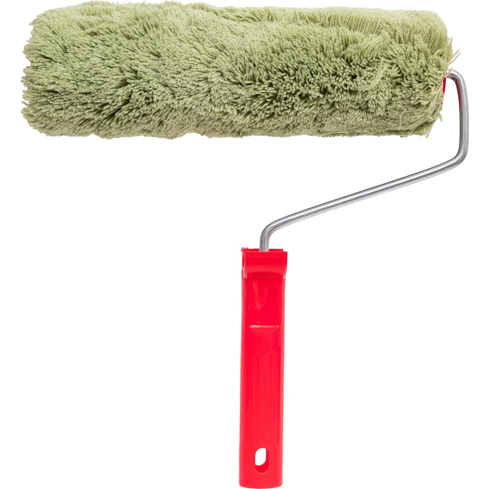 Изображение товара Малярный валик в сборе 888 полиакрил зеленый 6x47x250 мм