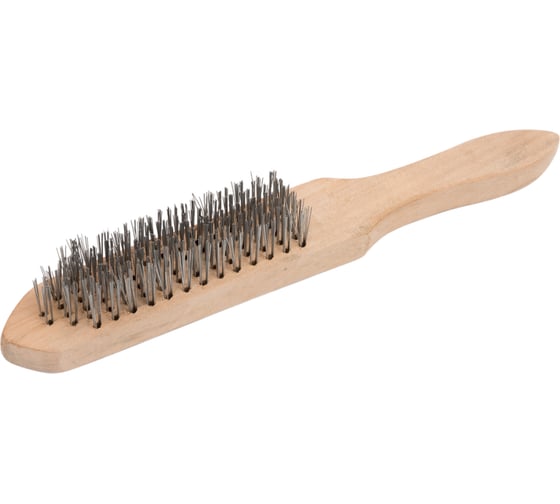 Изображение товара Щетка из стальной проволоки 888 6-рядная, деревянный корпус 3047061