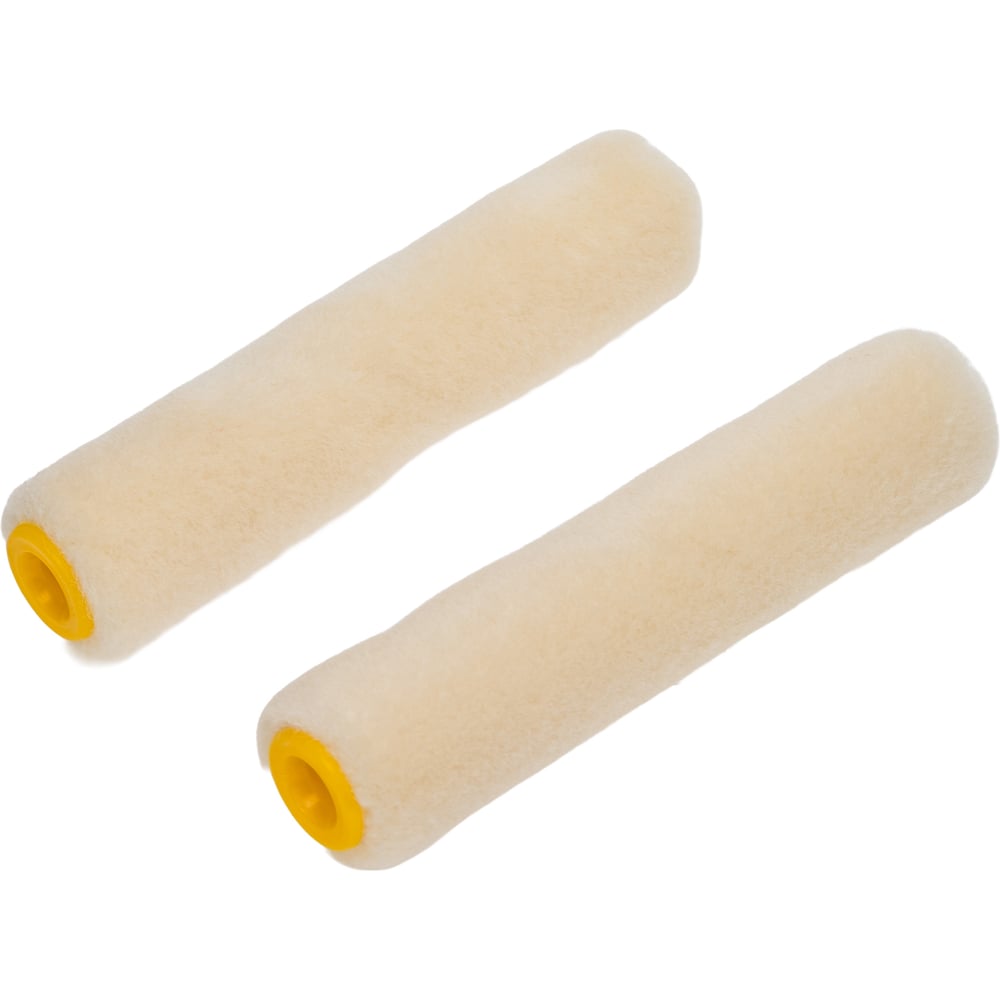 Изображение товара Валик 888 велюр тканый бежевый мини-валики 15 мм 2 шт комплект