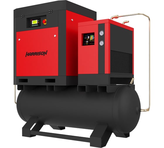 Изображение товара Винтовой компрессор 3 в 1 с ременным приводом Harrison 900 л/мин 10 бар 7,5 квт HRS-94900TD3