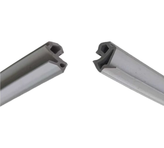 Изображение товара Набор уплотнителей для окон ПВХ KOMFORT москитные системы Veka 253 (рама) и Veka 254 (створка), серый, 10+10 м УДЧ02930