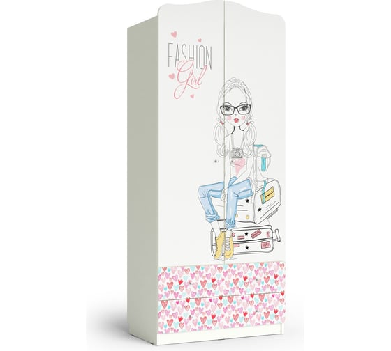 Изображение товара Шкаф МК Мама девочки, белый шёлк 102048