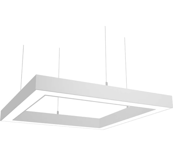 Изображение товара Квадратный подвесной светильник ООО Лидер 550x550x50 3000K 36W Белый М0000038970