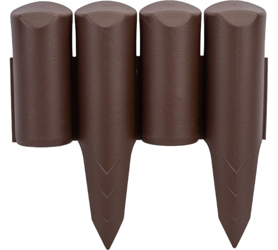 Изображение товара Бордюр для сада, коричневый Prosperplast Palisada border IPBO-R222