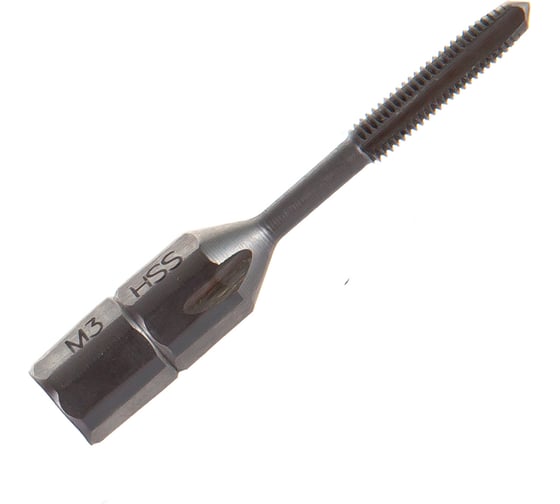 Изображение товара Метчик М 3 с хвостовиком HEX 1/4 дюйма Bucovice Tools 940030