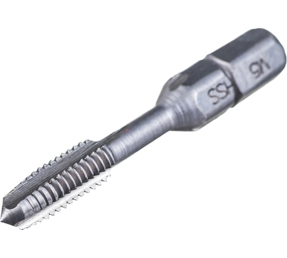 Изображение товара Метчик М 5 с хвостовиком HEX 1/4 дюйма Bucovice Tools 940050