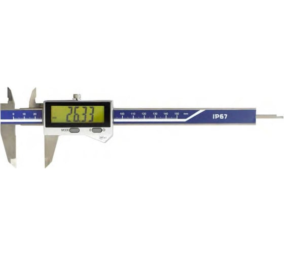 Изображение товара Штангенциркуль цифровой MIB 150мм пыле- влагозащищенный IP67 2026315