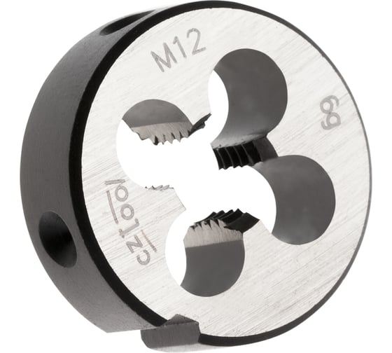 Изображение товара Плашка Bucovice Tools M 12 Шаг 1.75 115CrV3 38x14мм 210120BT