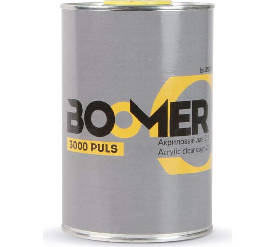 Изображение товара Акриловый лак BOOMER прозрачный 2:1 HS, 1 л, без отвердителя 3000/1