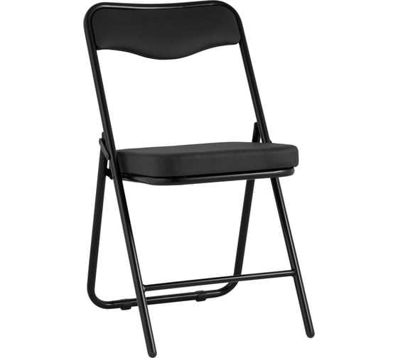 Изображение товара Складной стул для кухни Стул Груп джонни экокожа черная, каркас черный матовый fb-jonny-black