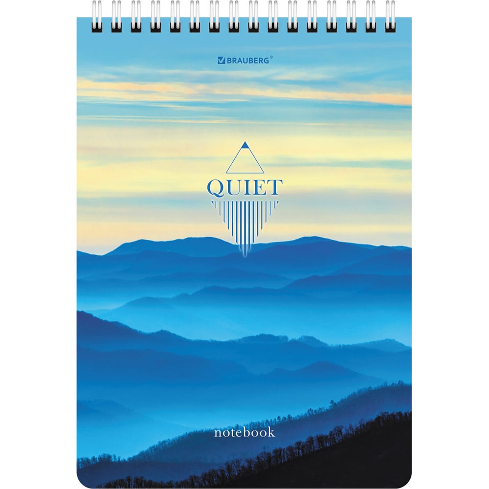 Изображение товара Блокнот BRAUBERG А5 жесткая обложка 80 листов клетка