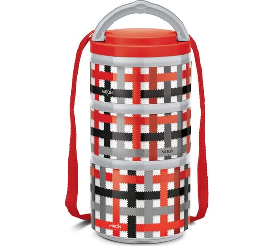 Изображение товара Термо ланч-бокс MILTON FEAST TIFFIN 3 0.82 л, Red MM45335-RD