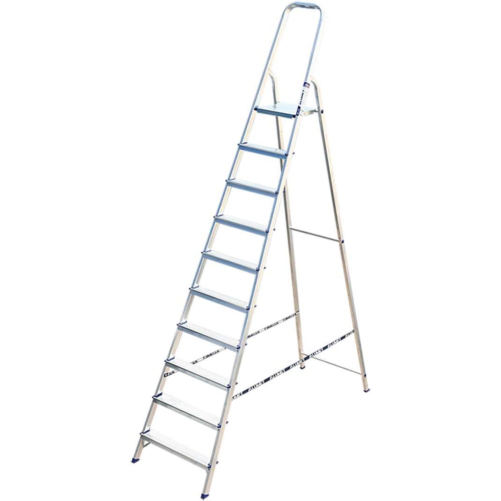 Изображение товара Алюминиевая стремянка Алюмет 10 ступеней серия AM710 бытовая