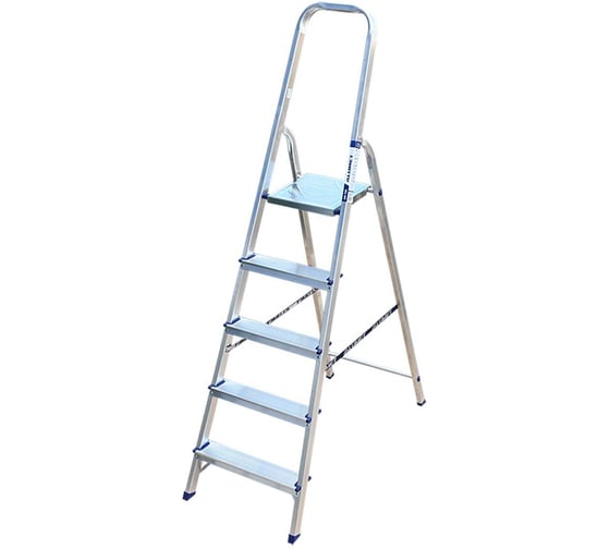 Изображение товара Алюминиевая стремянка Алюмет 5 ступеней. Серия AM705