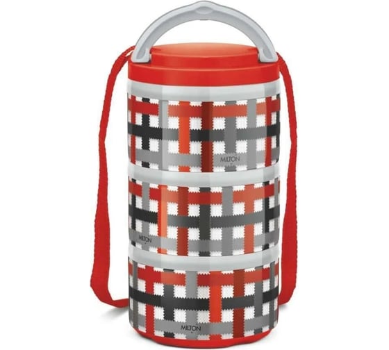 Изображение товара Термо ланч-бокс MILTON MICROWOW TIFFIN PRO 3 0.72 л, Red MM45133-RD
