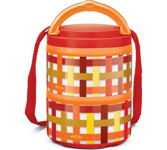 Изображение товара Термо ланч-бокс MILTON MICROWOW TIFFIN PRO 2 0.48 л, Orange MM45123-OR