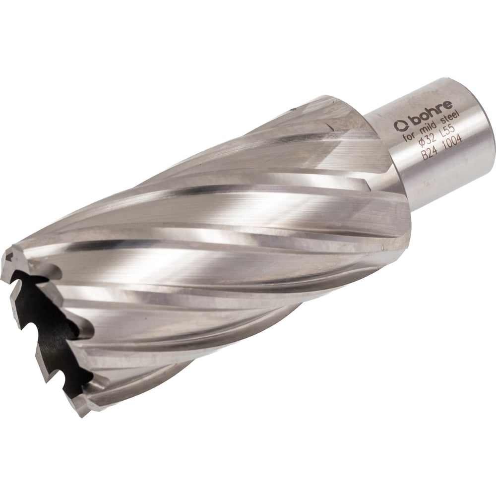 Изображение товара Сверло корончатое по металлу HSS Bohre 32х55 мм Твердая быстрорежущая сталь