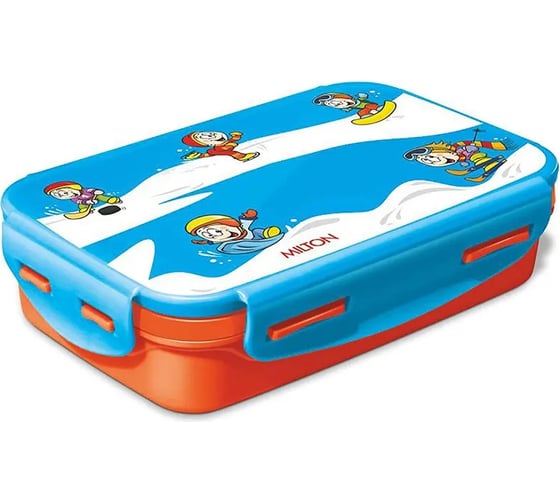 Изображение товара Термо ланч-бокс MILTON STEELY MINI DELUXE 0.425 л, Orange and Blue ML37303-OB