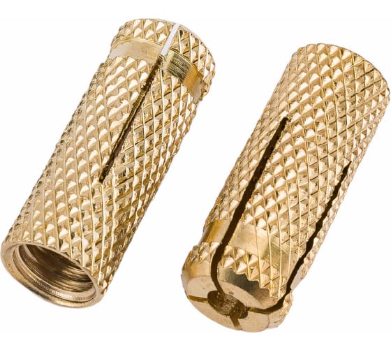 Изображение товара Забивной анкер RMG (цанга) латунь М10x32 (50 шт) Ц/Л-010-032-0050