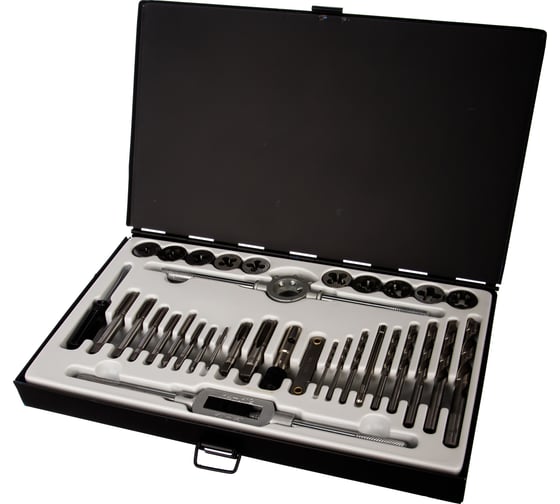 Изображение товара Набор метчиков и плашек Gigant 34 предмета STD034