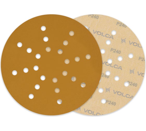 Изображение товара Диск абразивный на бумажной основе SAPPHIRE 225 мм, 24 отв., P240, 50 шт VOLCA 55110333024