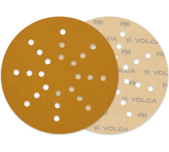 Изображение товара Диск абразивный на бумажной основе SAPPHIRE 225 мм, 24 отв., P80, 50 шт VOLCA 55110333008