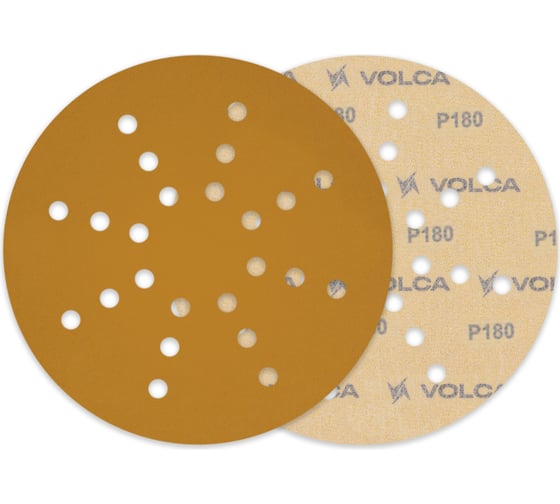 Изображение товара Диск абразивный на бумажной основе SAPPHIRE 225 мм, 24 отв., P180, 50 шт VOLCA 55110333018