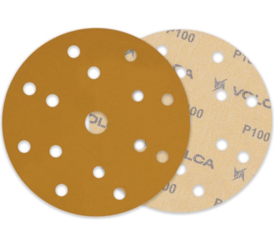 Изображение товара Диск абразивный на бумажной основе SAPPHIRE 150 мм, 15 отв., P100, 100 шт VOLCA 55110224010
