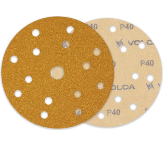 Изображение товара Диск абразивный на бумажной основе SAPPHIRE 150 мм, 15 отв., P40, 100 шт VOLCA 55110224004