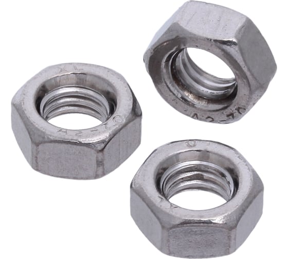 Изображение товара Гайка RMG DIN 934 шестигранная M6 А2 (2000) Г0934-006-2000-12000