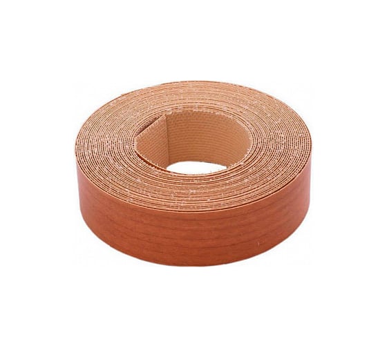 Изображение товара Кромочная меламиновая лента с клеем Tech-Krep 19 мм - вишня оксфорд (5 м) - пакет Tech-Kre 109914