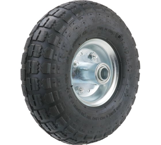 Изображение товара Колесо под ось 20 мм, диаметр 255 мм, грузоподъемность 136 кг, ассиметричная ступица СТЕЛЛА-ТЕХНИК PR255MAS-20B