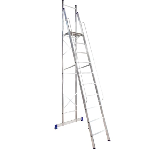 Изображение товара Алюминиевая профессиональная стремянка-помост Алюмет 10 ступеней. Серия APE1410