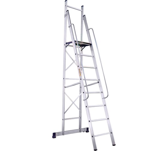 Изображение товара Алюминиевая профессиональная стремянка-помост Алюмет 8 ступеней. Серия APE1408