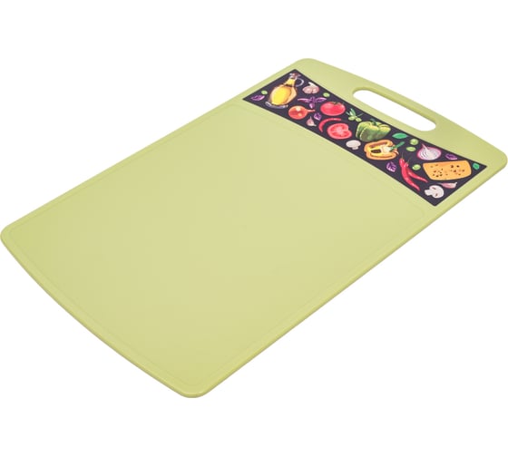 Изображение товара Разделочная доска Idiland Bergamo прямоугольная, 335x220x4 мм, салатовый 221148120/04