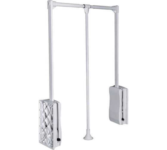 Изображение товара Пантограф GTV 60/83 стальной, полностью белый, в модуль 645-910 мм PG-ST6083-10A